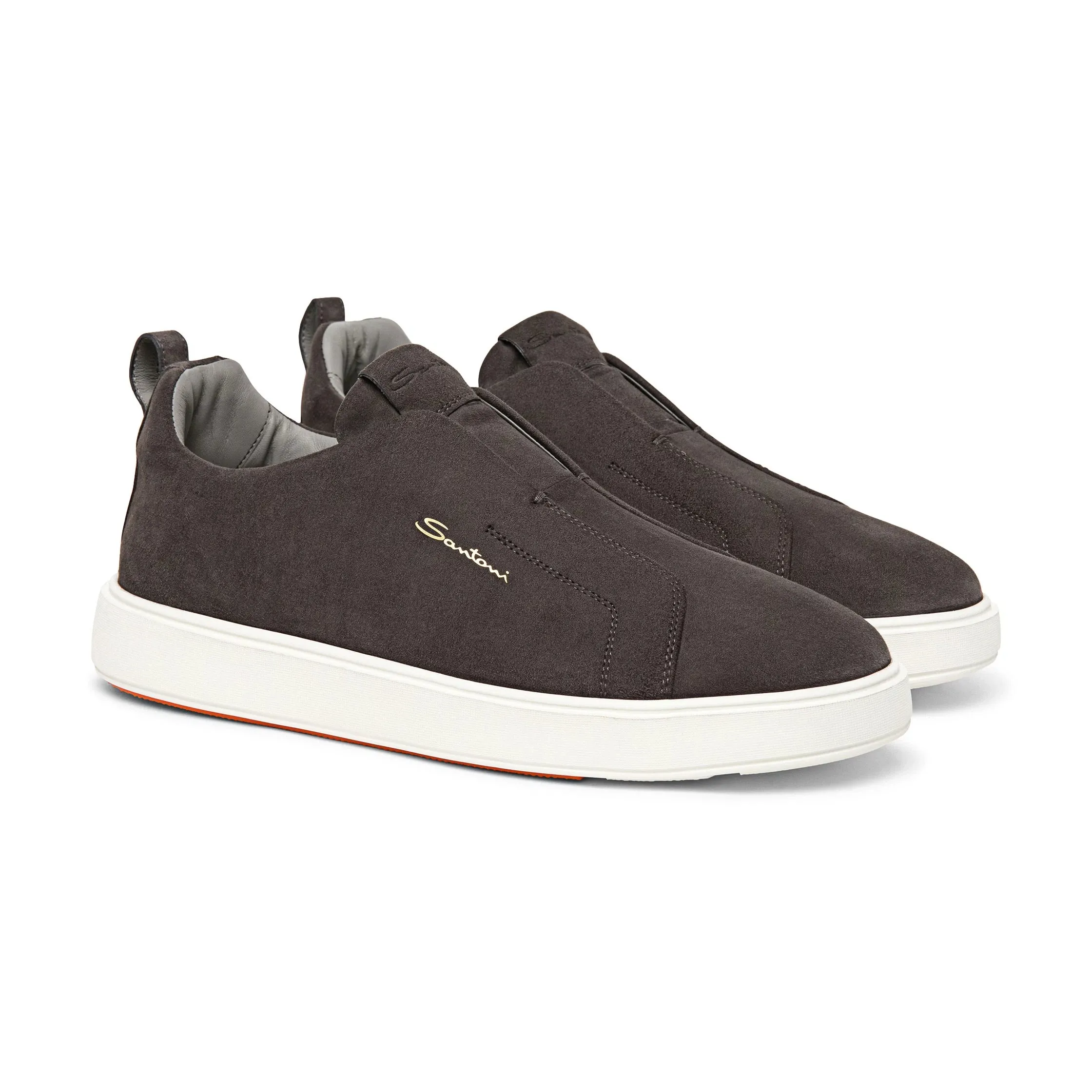 Gyan Slip Sneaker - Grey Suede