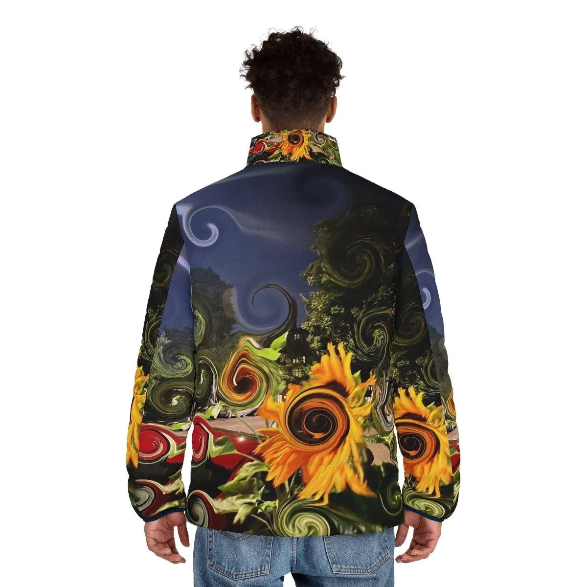 My Little Pedal Plucker Men's Puffer Jacket