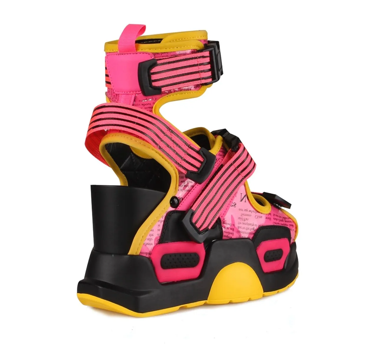 Pink Lemonade Chunky Platform Sandals